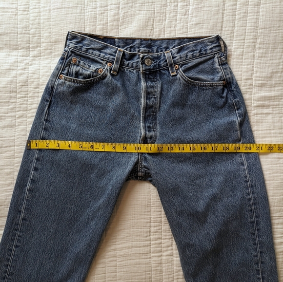 Levi's 501 Vintage Straight Leg Jeans 90s - Picture 7 of 16